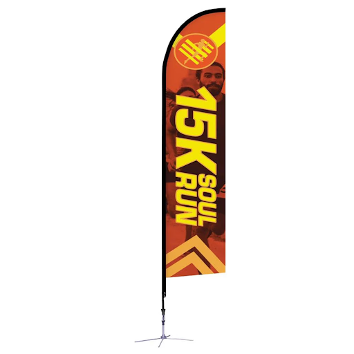 ONE CHOICE® 14 ft. Feather Flag (X Base)
