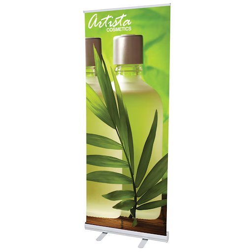 Econoroll Retractable Banner Stand Silver